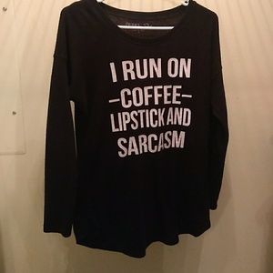 Long sleve graphic tee